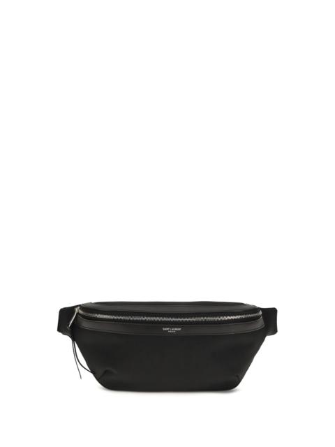 SAINT LAURENT Saint Laurent Canvas Fanny Pack Black Men