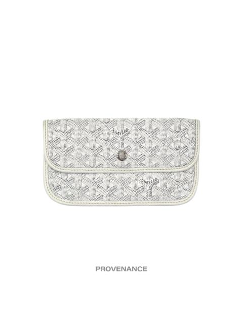 Goyard St. Louis Pouch Wallet - White Goyardine