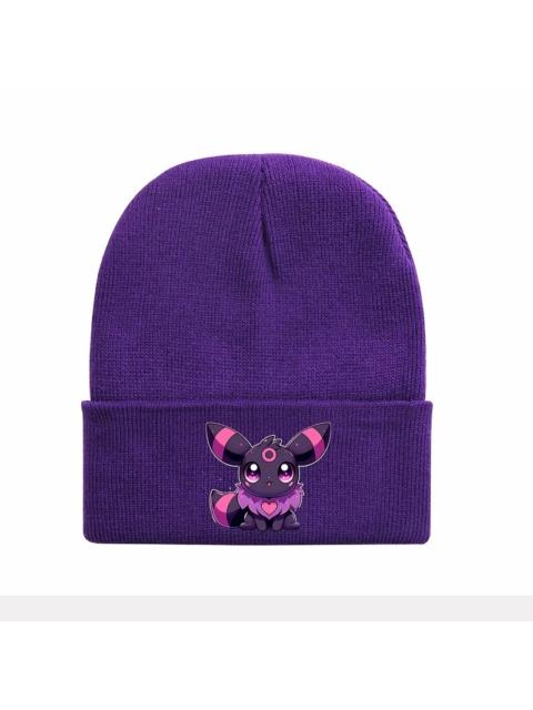 Other Designers Y2K Anime Purple Umbreon Pocket Monster Beanies Winter Warm Hat Cute Cap Adult Kid