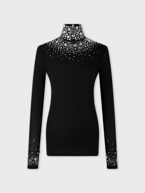 rabanne SECOND-SKIN JERSEY TOP