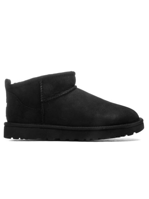 UGG WOMEN'S CLASSIC ULTRA MINI BOOT - BLACK