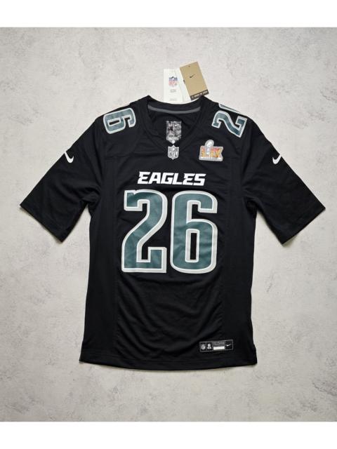 Nike Saquon Barkley Eagles Nike Super Bowl LIX Champions Jersey