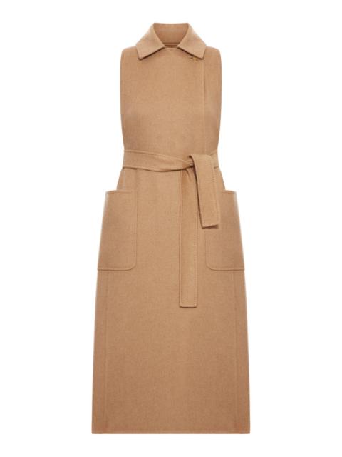 Max Mara Max Mara Women Long Sleeveless Coat Sedan