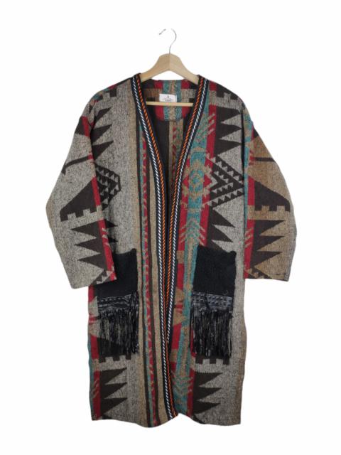 Other Designers Archival Clothing - Vintage Wool Knit Cardigan Tribal Sweater Style