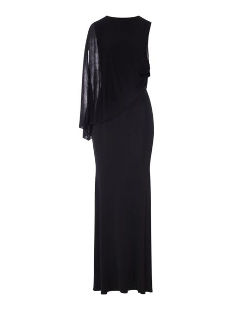 self-portrait Self-Portrait Women Long One-Shoulder Knit Dress