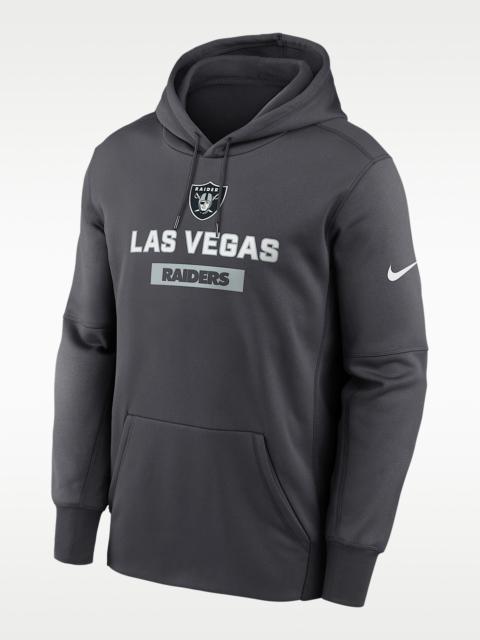 Nike Las Vegas Raiders Toss Sweep Men’s Nike Therma NFL Pullover Hoodie