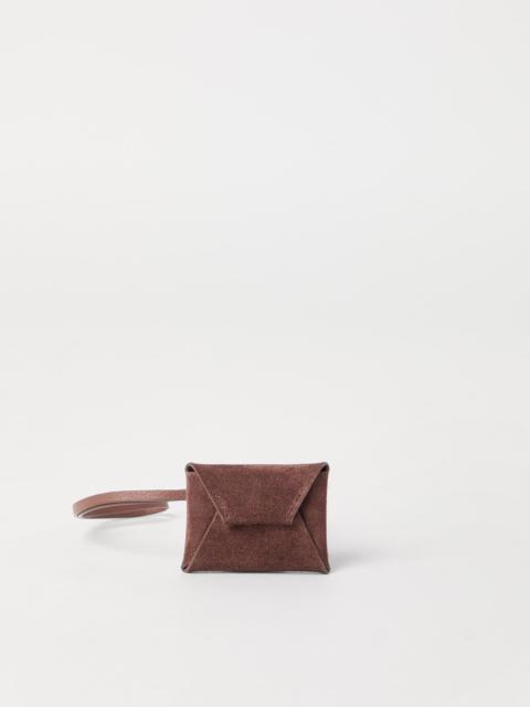 Brunello Cucinelli Suede bag charm