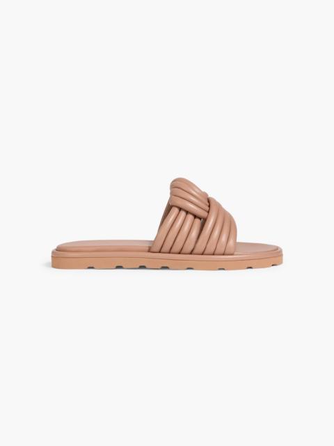 Gianvito Rossi Ottavia quilted leather slides