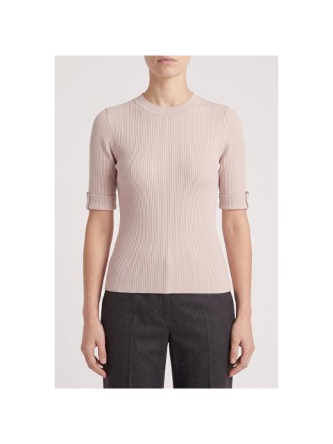 Brunello Cucinelli Brunello Cucinelli Women'S Light Pink Ribbed Shirt