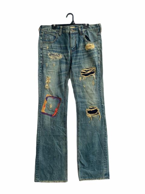 Other Designers Vintage - BAP DISTRESSED DENIM