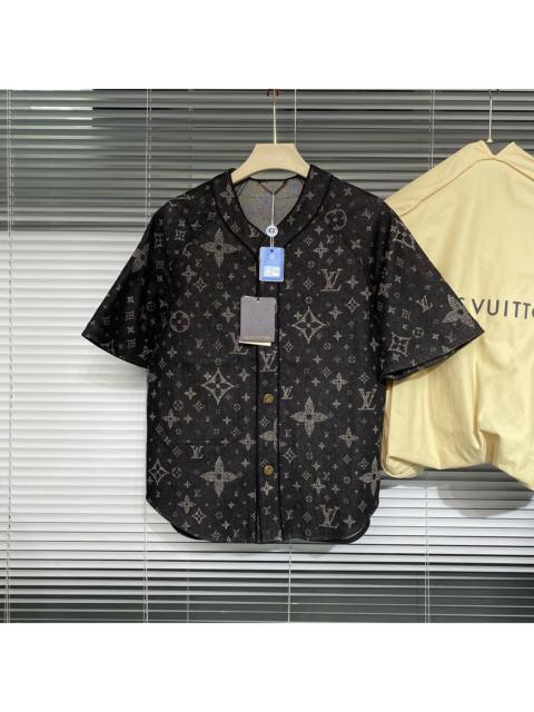 Louis Vuitton LV 2024 New Collection Denim Cardigan, Size S, Heavily Embellished, Starry Sky Series, Jacquard Four