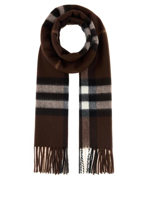 Burberry Embroidered cashmere scarf
