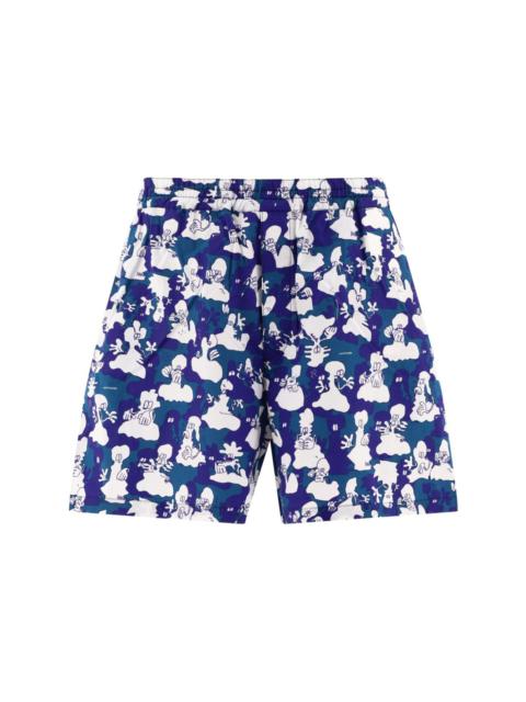 x Lousy Livin cartoon-print shorts