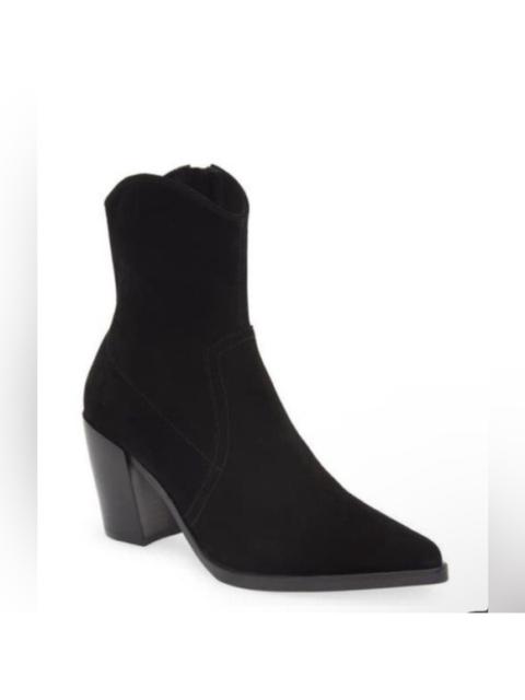 Other Designers New Jeffrey Campbell Jolena Black Suede Leather Western Ankle Bootie Sz 5.5 $200