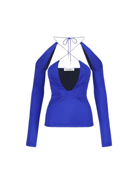 THE ATTICO The Attico Zane Top 'Vivid Violet'