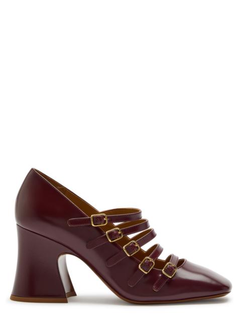 Chloé Chloe Janis 80 Multi-strap Leather Pumps