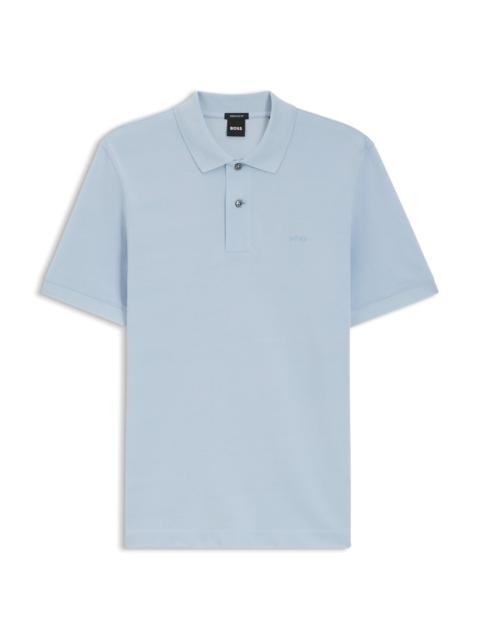 BOSS PALLAS POLO SHIRT IN COTTON PIQUÉ WITH EMBROIDERED LOGO