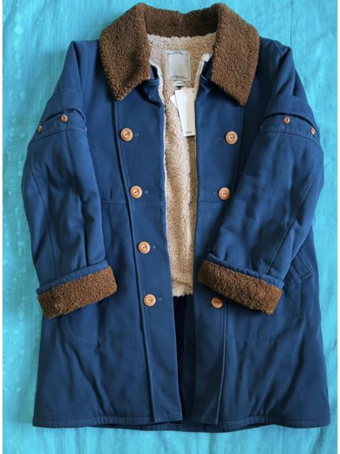 visvim Visvim howland sheepskin jkt it sheepskin hollow nylon Italian coat