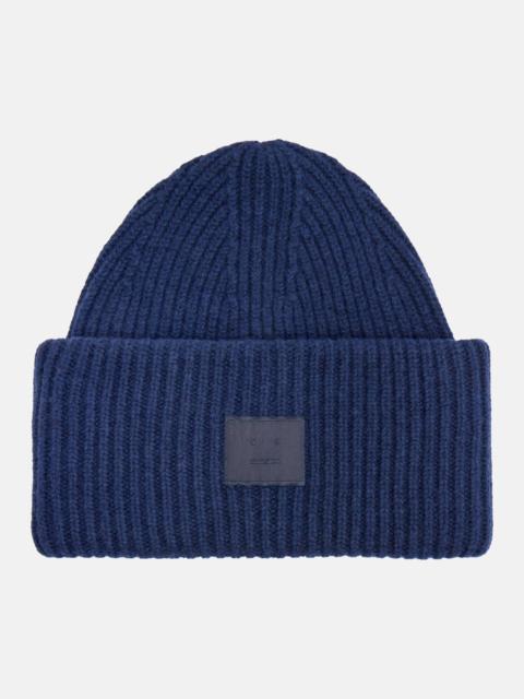Acne Studios Face wool and yak-blend beanie