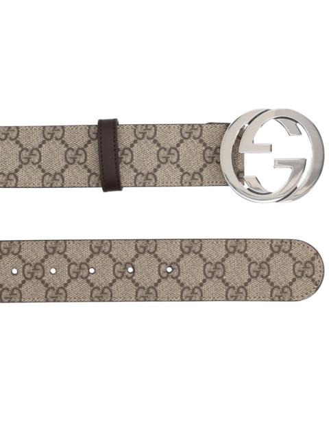 GUCCI Gucci Women Cross Buckle Belt "Gg"