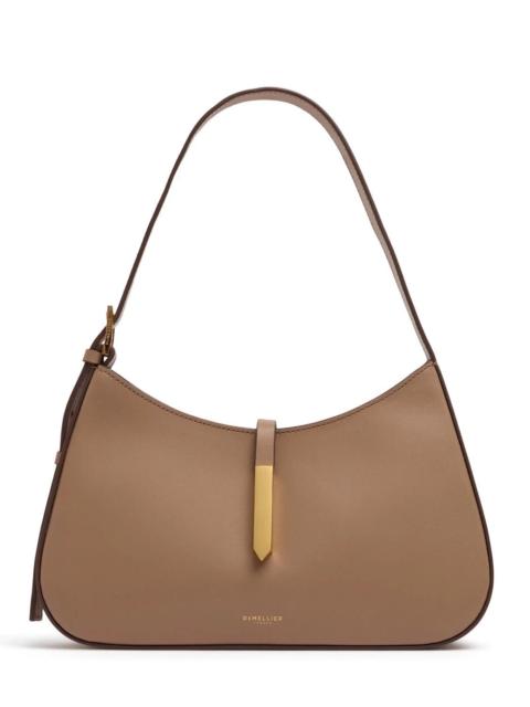 Other Designers Designer - DEMELLIER Tokyo Dk Beige Shldr Hndl Bag New Auth.