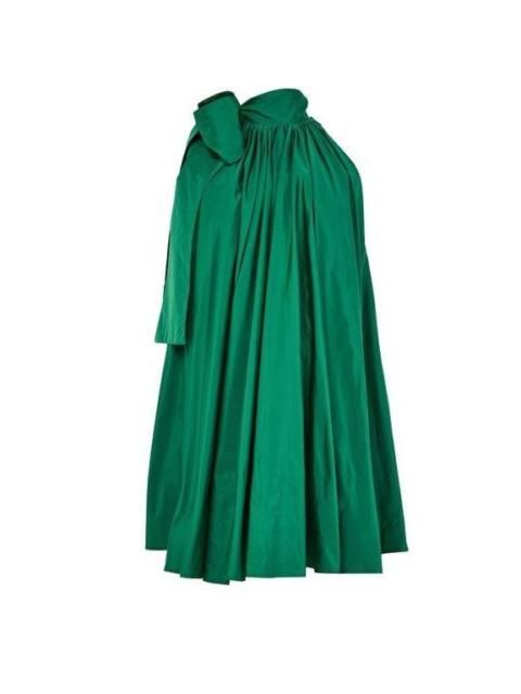 Max Mara MAX MARA Beber Green Silk Mini Dress New & Authentic (Women'