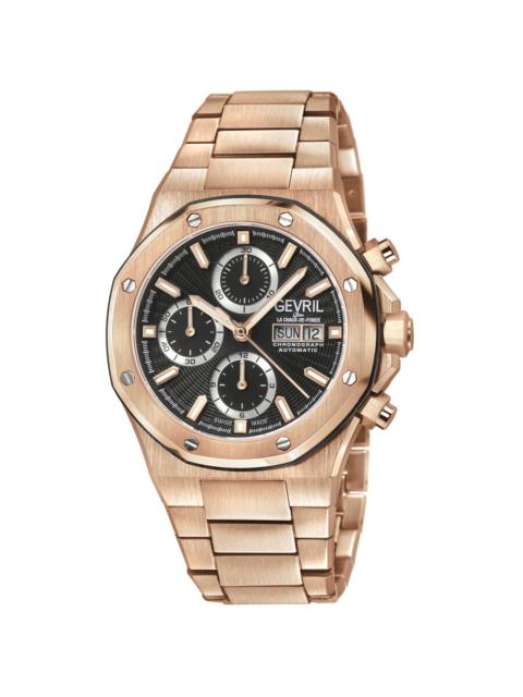Other Designers Gevril Kingsgate Chronograph Automatic Black Dial Men's Watch 47902B
