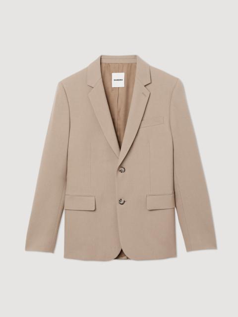 Sandro WOOL SUIT JACKET