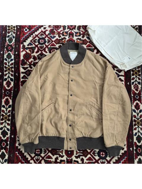visvim Visvim 20AW Varsity SB Jacket In Beige
