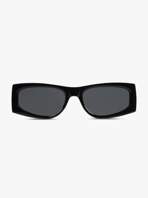 SAINT LAURENT SL M140 FLAT CAT EYE FRAME SUNGLASSES | BLACK