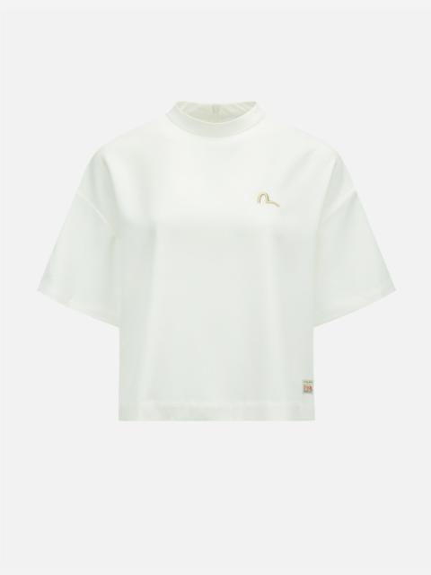 EVISU Seagull Embroidered Boxy Blouse