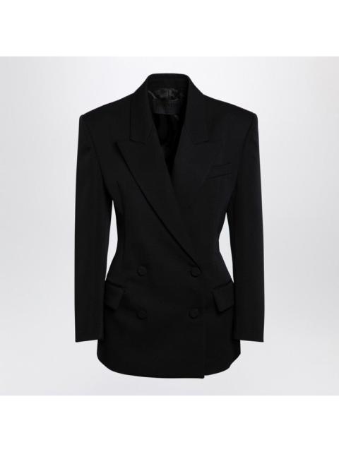 Valentino Valentino Black Wool Double-Breasted Jacket Women