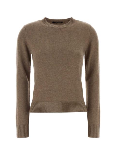 'S Max Mara S Maxmara Women Cappuccino Wool Blend Fresia Sweater