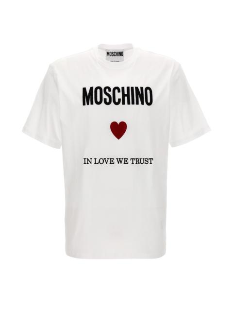 Moschino 'In love we trust' T-shirt
