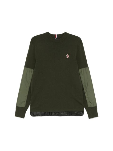 logo-patch sweater