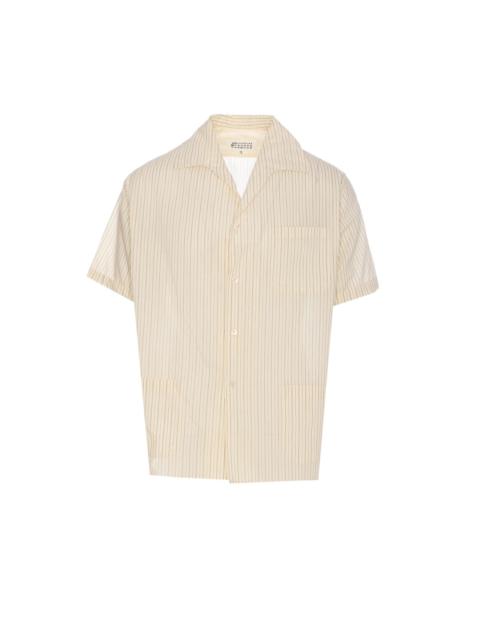 Maison Margiela Sacai Men Short Sleeves Shirt