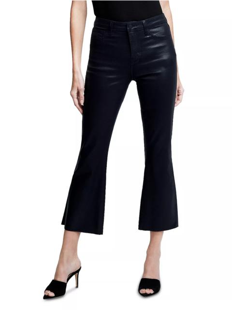 L'AGENCE Kendra High Rise Cropped Flared Jeans