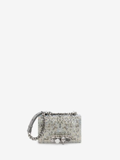 Alexander McQueen Women's Mini Jewelled Satchel in White