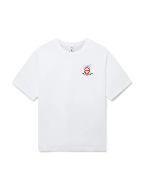 CASABLANCA Dragonfly Floral Oversized Short Sleeve T-Shirt | Casablanca Paris