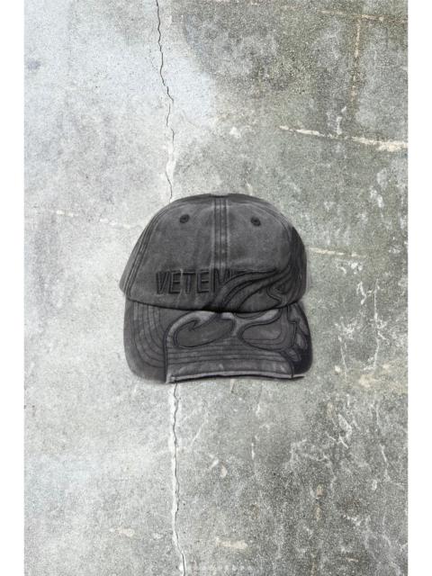 VETEMENTS Black Flame Logo Cap