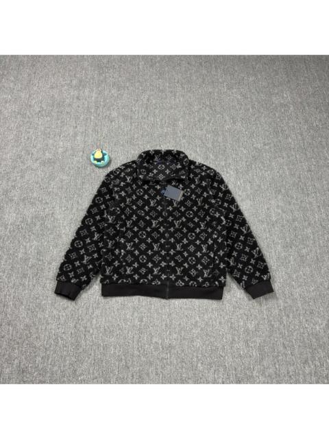 Louis Vuitton Louis Vuitton LV Black All-over Teddy Fleece Jacket