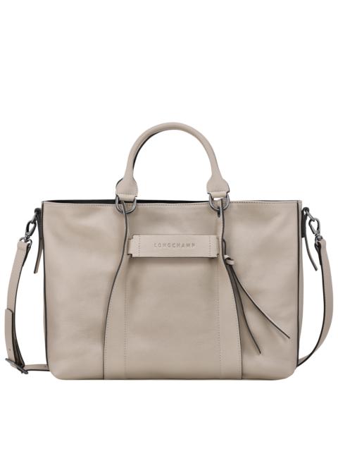 Longchamp Longchamp 3D L Handbag Clay - Leather