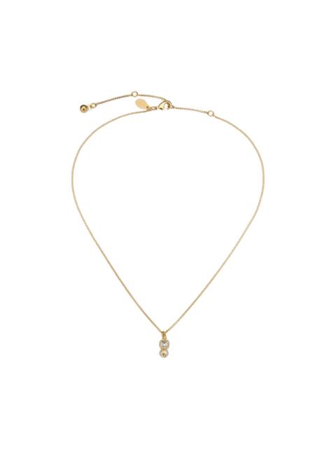 JIMMY CHOO Jc Pearl Cube Necklace