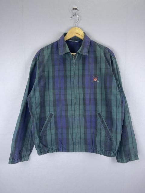 Other Designers Polo Ralph Lauren × Vintage - Vintage Polo Ralph Lauren Golf Green Tartan Jacket