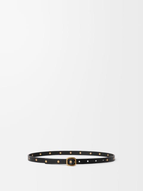 Loewe Rounded soft belt in classic calfskin