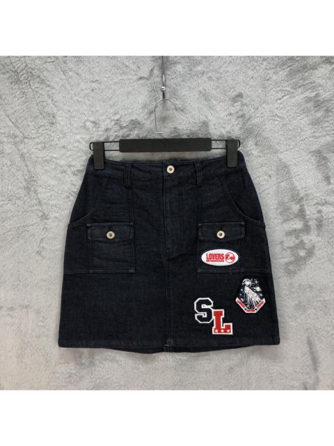 Other Designers Japanese Brand - SUPERLOVER DENIM MINI SKIRT #5089-40