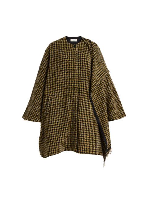 KALLMEYER Navi Wool-Blend Scarf Cape Jacket gold