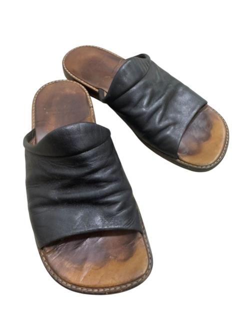 Other Designers Designer × Dries Van Noten × Leather - FLAT DRIES VAN NOTEN LEATHER SLIDE