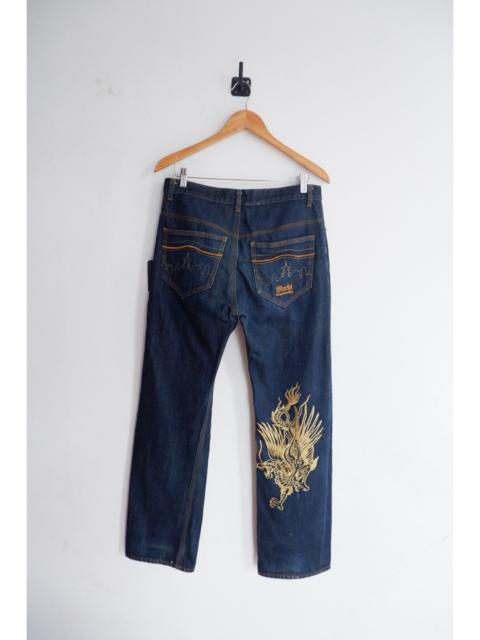 Hysteric Glamour Vintage Y2K Machi 5th Street Japanese Embroidered Denim