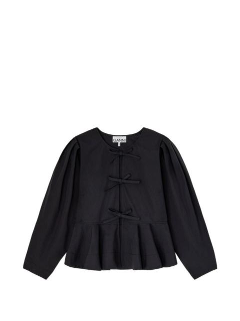 GANNI Ganni Women Organic Cotton Blouse